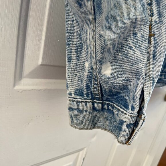 Vintage Levi's Acid Wash Trucker Made In USA 70507-0219 Denim Jacket Sz Lr - Picture 6 of 12